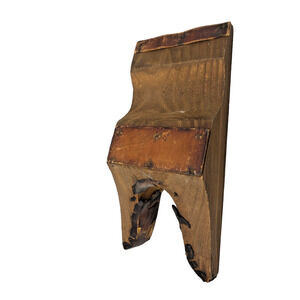 Boot Jack Wood Vintage Jack & Jean's Western Wear Tulsa Oklahoma Wood Leather